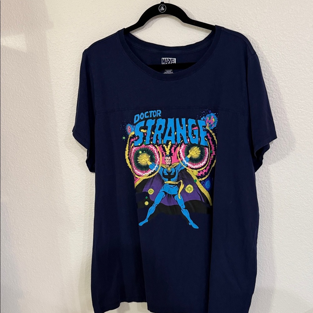 Marvel Doctor Strange Torrid size 4 T-Shirt - Dark Blue and Multicolor. NWOT
